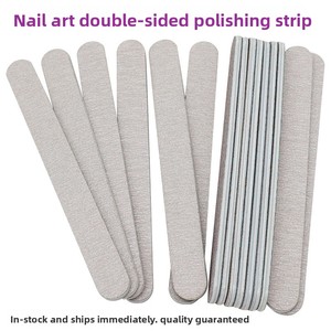 <span class=keywords><strong>Lime</strong></span> à ongles double face en éponge avec motif zèbre, grain grossier/fin 100/180, 178x19x4.5mm, logo personnalisable pour le soin des ongles - Product Image 2