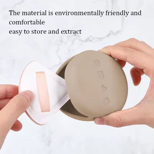 Silicone Makeup Sponge Holder, Dust-proof Breathable Washable Storage Case, Portable Travel Cosmetic <b>Puff</b> Organizer - Product Image 4
