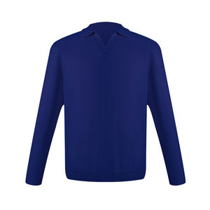 Solid Pullover Knitwear <b>for</b> Winter Customized Knit Sweater Long Sleeve <b>Polo</b> <b>Neck</b> Cashmere <b>Men</b> <b>Jumper</b> - Product Image 3