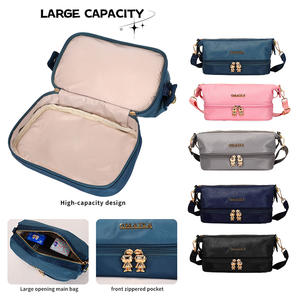 カスタマイズ可能なファッショナブルなナイロン製防水ショルダーバッグ、大容量で高級感のあるクロスボディバッグ - Product Image 4