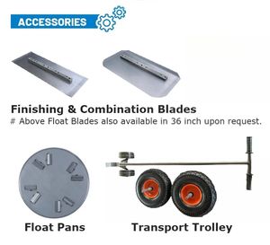 Truelle électrique à béton à essence de haute qualité Outils de finition de béton à essence - Product Image 2