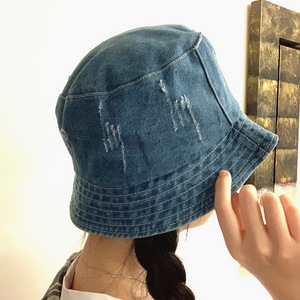 Sombrero de Pescador de Mezclilla Unisex, Lavado, Plegable, Protección Solar para Verano - Product Image 4