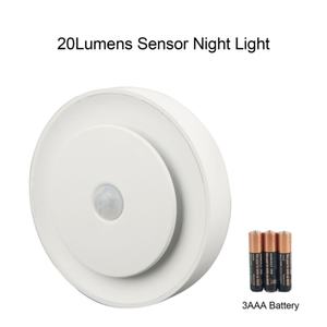 Lampe d'escalier à piles 3*AAA, petite lampe LED avec détecteur de mouvement, lumière nocturne pour éclairage intérieur - Product Image 2