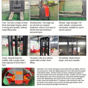รถยกไฟฟ้าแบบกึ่งอัตโนมัติ แบตเตอรี่ลิเธียม ขนาด 1.5 ตัน 2 ตัน ลดราคาพิเศษ - Product Image 6