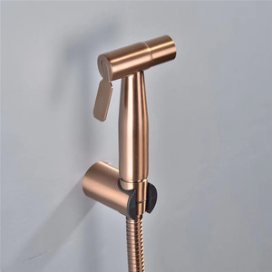 Rose Gold Stainless Steel 304 High Pressure Hand Shattaf Set Toilet Bidet Spray