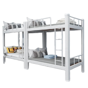 Lit superposé en métal moderne avec hauteur réglable ; Écologique, idéal pour les dortoirs d'hôtel, les appartements ou les chambres d'étudiants - Product Image 6