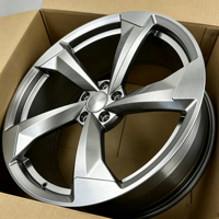 Jantes de voiture en alliage d'aluminium gris argenté 17 18 pouces, concaves profondes, 5x112 120, compatibles Audi A8 S8 A7 A6 A5 A4 A3 Q5, pièces de voiture d'occasion