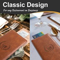 Porte-Comptes de Restaurant, Porte-Cartes de Client, Porte-Comptes de Restaurant, Porte-Comptes pour Serveurs, Bars, Hôtels
