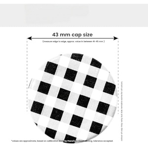 Bouchons de bouteille en verre de 53 mm, 63 mm, 72 mm, 82 mm, couvercles en fer blanc pour contenants de stockage - Product Image 4