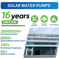 Pompe solaire submersible DC pour puits profonds, alimentée par l'énergie solaire, pompe à eau pour l'agriculture, 0,5 KW/0,67 CV, pompe solaire