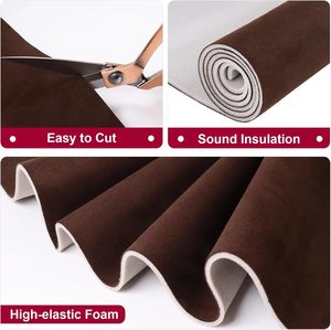 Matériau de réparation personnalisé pour toit de voiture en daim avec support en mousse, adapté aux tissus de rénovation intérieure automobile générale - Product Image 4
