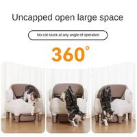 MINI-B0 Bac à litière pour chat automatique ouvert, autonettoyant, 76L, toilette intelligente pour chat, ABS, anti-pincement, facile à nettoyer, pour grands chats