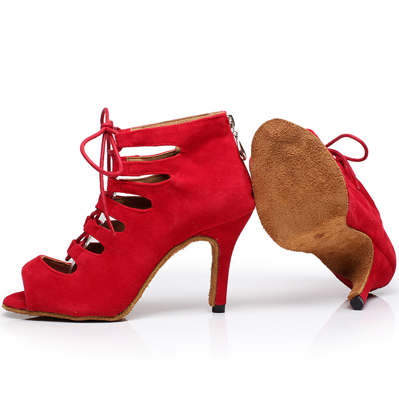 Latin Dance Shoes Women's Salsa Tango Ballroom Ladies High Heel Sandals Dancing Shoes