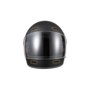 หมวกกันน็อคเต็มหน้า carburo ย้อนยุค CE Matt สีดำ M - Product Image 2