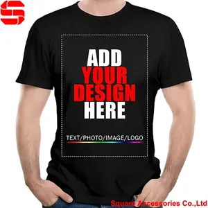 T-Shirt con Logo personalizzato 240g con ricamo DTG serigrafia da uomo T-Shirt oversize in cotone pesante con spalle scoperte