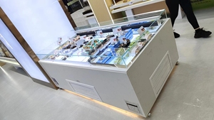 Mua sô cô la nhỏ hiển thị mát dọc bánh Máy làm lạnh món tráng miệng <span class=keywords><strong>Showcase</strong></span> hiển thị tủ lạnh mát - Product Image 4