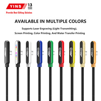 Kabel Pengisian Daya USB C dengan Logo LED Kustom untuk Hadiah Promosi, Souvenir Perusahaan, Merek OEM, Kabel Pengisian Cepat
