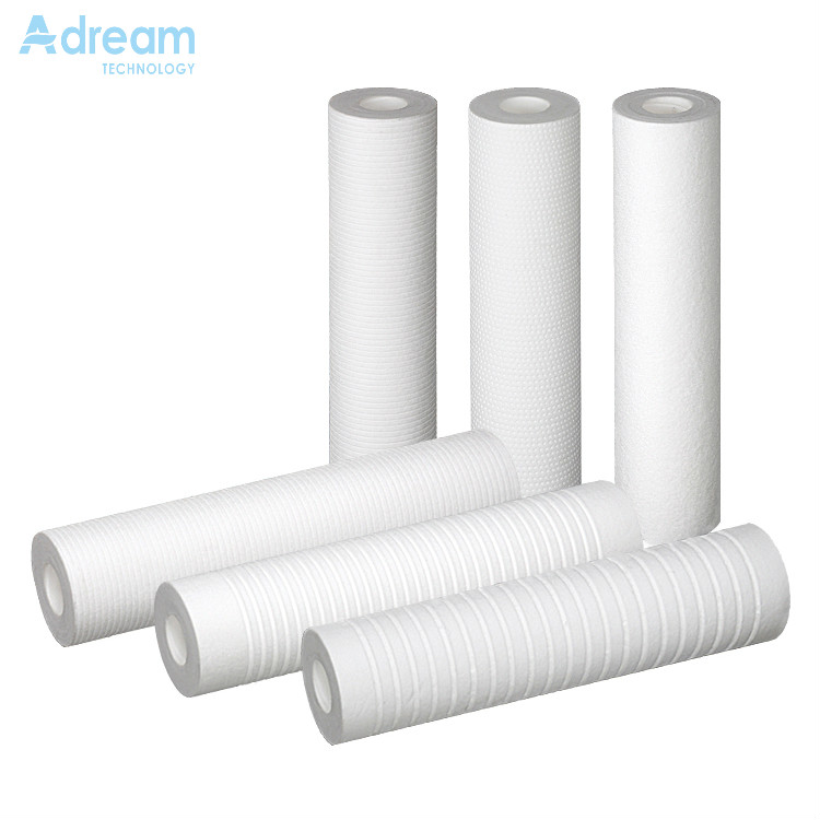 Adream-Technologie Levert 10 Inch 5 Micron Pp-Waterfilter Voor Ro-Onderdelen (Ondersteuning Oem En Odm)