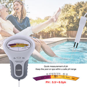 Alat ukur kualitas air penguji Cl2 meteran klorin PH bahan ABS akurasi 0,1ph tampilan <span class=keywords><strong>Digital</strong></span> Online profesional hemerekam ODM - Product Image 1