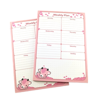 Bloc-notes promotionnel avec impression personnalisée de la liste de tâches Notes autocollantes Papier bloc-notes