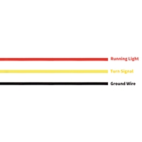 Clignotants latéraux de moto avec éclairage LED ambre pour Harley Road Glide CVO FLTRXSE 2023.5
