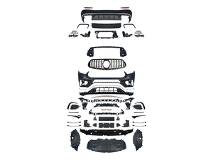 Kit carrosserie FEITUO pour pare-chocs avant peint pour BenZ Classe GLC X254, Benz GLC GLC260 GLC300, mise à niveau AMG <span class=keywords><strong>63</strong></span> - Product Image 3