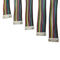 Kabel Terminal Jarak Antar Kabel 1.25mm Kepala Tunggal 2-12P Kabel Elektronik Koneksi Berwarna Isolasi PTFE untuk Komputer Sepeda Motor