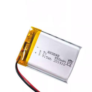 803040 1200 बैटरी 3.7v 803040 लिपो बैटरी 2000mah 803040 3.7v 1000mah <span class=keywords><strong>2</strong></span> तार पॉलीमर आयन बैटरी - Product Image 1