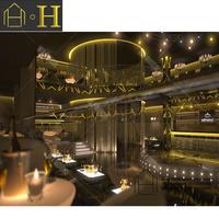 Mobilier de bar moderne design éclairage LED boîte de nuit cocktail bière boire comptoir de bar