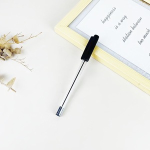 Stylo bille simple à pointe balle de 1,0 mm, encre à base d'huile, bleu, noir, rouge, avec manchon d'insertion en plastique transparent durable, idéal pour l'école - Meilleures ventes - Product Image 5