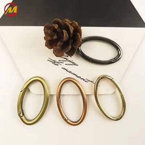 Hebilla de anillo de resorte de metal de aleación de zinc y acero inoxidable, accesorios de ropa para equipo de exterior, conector de liberación rápida - Product Image 6