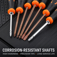 Destornilladores Manuales Phillips y Planos Waybeyond Tools, Destornillador Magnético Resistente de Grado Industrial, Destornillador Pequeño Ultra Resistente