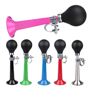 Tromba d'aria per bicicletta retrò in metallo da 7 pollici con lampadina in Silicone per manubrio MTB da 0,9 pollici - Product Image 6