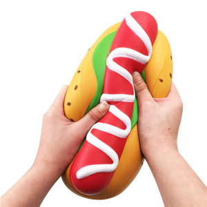 Jouet Squishy Hot Dog Extra-Large à Rebond Lent, Nouvelle Simulation Alimentaire - Product Image 6