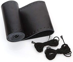 De piel de vaca de DIY de cuero Eco de <span class=keywords><strong>volante</strong></span> de coche cubiertas para los hombres para <span class=keywords><strong>toyota</strong></span> 4runner chevrolet <span class=keywords><strong>toyota</strong></span> camry - Product Image 3