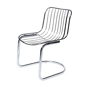 Decorative Modern Design Contemporary Dining Room Stainless Steel Chair Hotel Furniture Iron Dining Chair Indoor Outdoor Chair - Product Image 1