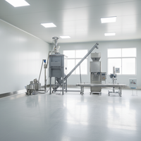 Ligne de production et d'emballage de machines pour le mélange, le remplissage et le conditionnement de poudre de protéines de lactosérum et d'avoine instantanée