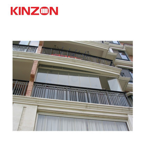 <span class=keywords><strong>Puerta</strong></span> <span class=keywords><strong>de</strong></span> Vidrio Plegable Tipo Acordeón para Balcón, <span class=keywords><strong>Puerta</strong></span> Plegable sin Marco para Patio con Vista Transparente - Product Image 4