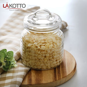 Frasco de Vidrio para Almacenamiento de Alimentos, Recipiente para Envasar Miel y Gelatina con Tapa de Vidrio, Recipientes de Vidrio para Miel - Product Image 3