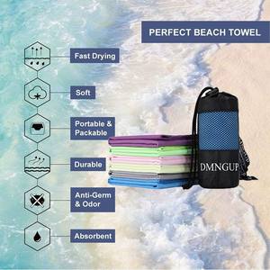 Serviette de bain sportive en microfibre velours double face à séchage rapide, personnalisée, directement de l'usine, 40x80cm, pour la plage ou l'extérieur - Product Image 2