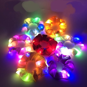 Fasce per capelli con luce a Led Premium fascette elastiche per capelli per ragazze modalità Multi luce LED elastici per capelli fluorescenti a emissione di luce per pasqua - Product Image 5