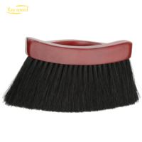 Brosse de billard Rayspeed Bourgogne avec poils de cheval mélangés pour le nettoyage des rails et des tables de snooker - Accessoires de billard