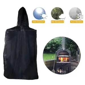 High Grade Direct Real Factory BBQ Grill Cover Garden Barbecue Stove Cover Outdoor Pizza Waterproof Dust-proof Oven BBQ Cover