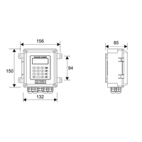 Medidor de Flujo de Calor Ultrasónico Digital RS485-Modbus RTU, No Invasivo, con Pantalla LCD para Tuberías DN15-DN6000