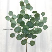 Daun Ruscus Sutra Buatan Grosir, Tahan Lama, untuk Dekorasi Gantung Luar Ruangan, Tanaman Plastik untuk Dekorasi Valentine, Sentuhan Alami