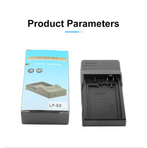 Batterie Li-ion 7,4 V 1500 mAh portable pour la prise de vue en extérieur, batterie LP-<span class=keywords><strong>E8</strong></span>, chargeur USB à fente unique pour EOS 550D 600D 700D Rebel T2 T3i - Product Image 5