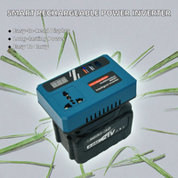 ENAST AWITE PG4976 Convertisseur DC-AV rechargeable en plastique 21V, transforme AC110V/220V en DC12V/5V USB, portable pour extérieur, garantie 3 ans
