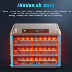 Автоматический инкубатор для куриных яиц с выдвижными ящиками с высокой скоростью вылупления для небольших ферм или домашнего использования - Product Image 3