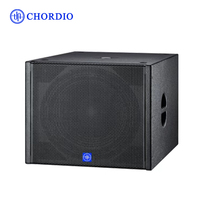 CHORDIO HK-15P Système Sonore PA Professionnel 15" Full-Range + Subwoofer Actif 18" | Enceintes Professionnelles Puissance Crête 2000W/3000W