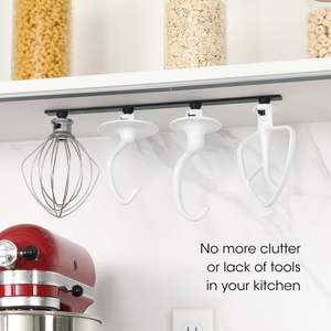 Organisateur <span class=keywords><strong>mural</strong></span> rectangulaire moderne en fonte métallique, flexible, détachable, à un seul niveau, avec vis et ruban adhésif double face - Product Image 3